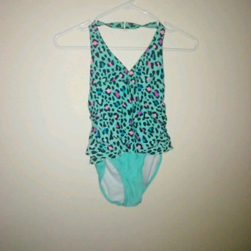 Ocean Pacific one piece swimsuit size L 10-12